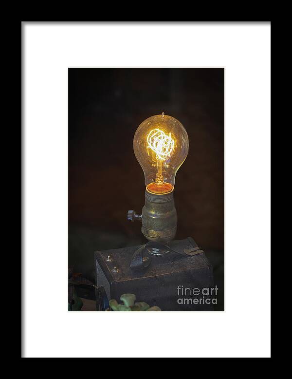 Just A Little Light Framed Print featuring the photograph Just A Little Light by Mitch Shindelbower