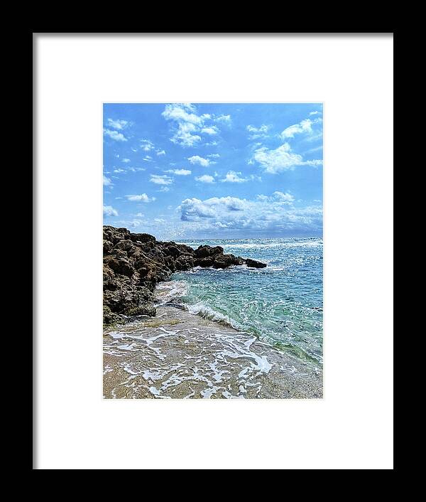 Beach Framed Print featuring the photograph Just Beachy by Portia Olaughlin
