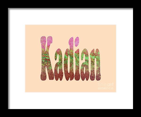 Kadian Framed Print featuring the digital art Kadian by Corinne Carroll