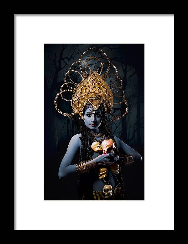 Aesthetic Framed Print featuring the photograph Kali Mata 1 by Prithul Das