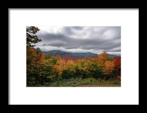 Spofford Lake New Hampshire Framed Print featuring the photograph Kancamagus Highway Scene by Tom Singleton