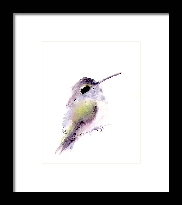 Colorado Framed Print featuring the painting Karen's Hummer by Dawn Derman