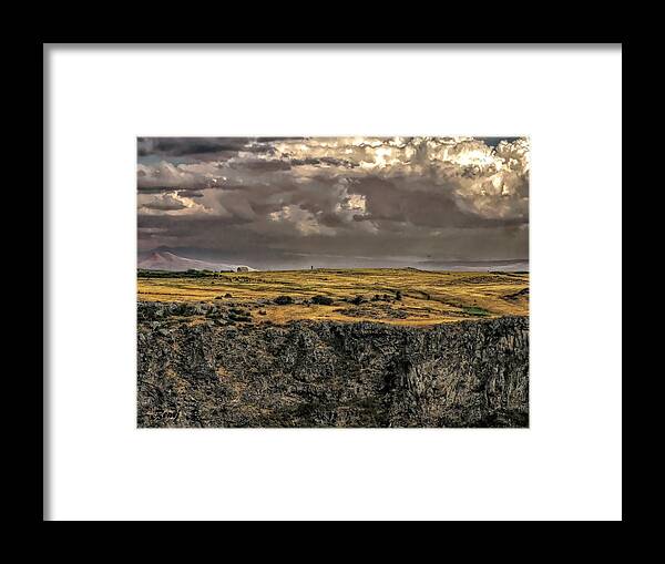 Kasagh Framed Print featuring the photograph Kasagh Gorge Plateau by Bearj B Photo Art