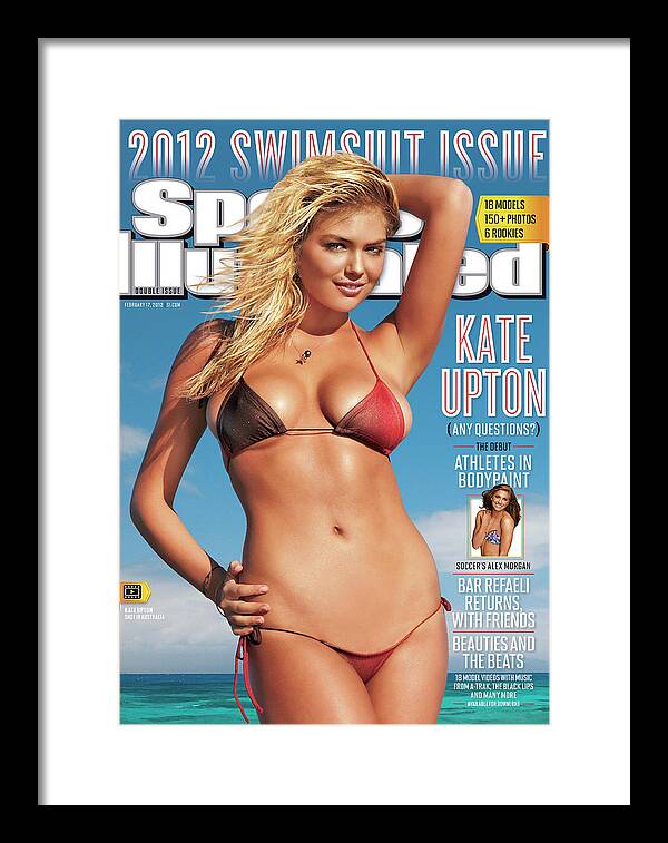 Kate Upton 2012 Sports Illustrated Cover Framed Print by Sports Illustrated - Sports