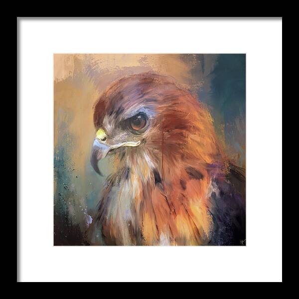 Colorful Framed Print featuring the painting Keen Sense by Jai Johnson