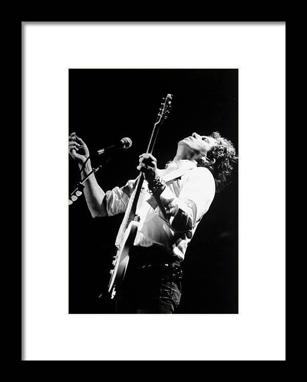 Keith Richards - Musician Framed Print featuring the photograph Keith Richards Performs At The Beacon by New York Daily News Archive