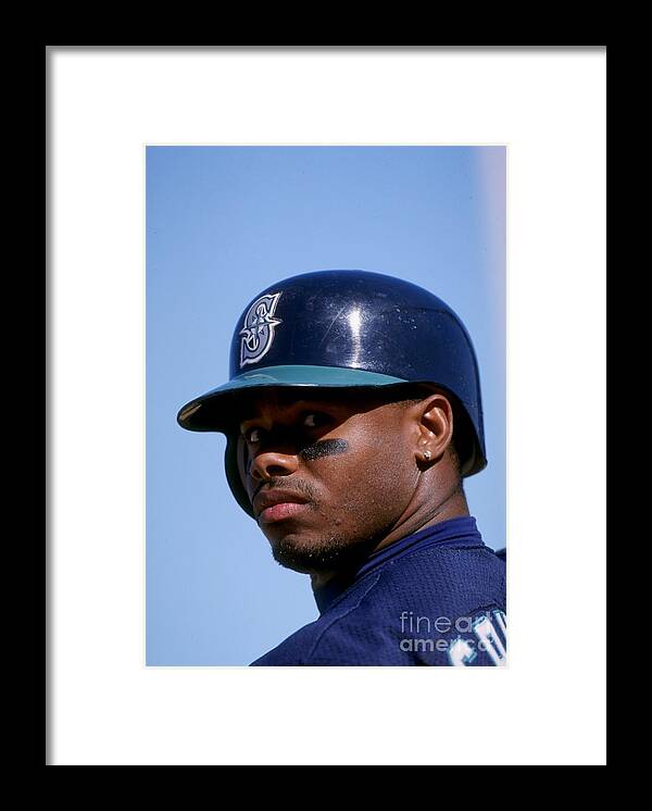 Peoria Sports Complex Framed Print featuring the photograph Ken Griffey Jr by Brian Bahr