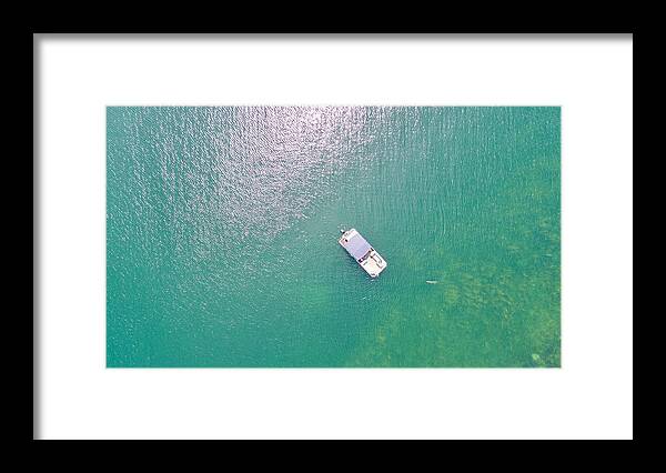 Keuka Lake Framed Print featuring the photograph Keuka Lake Boating by Anthony Giammarino