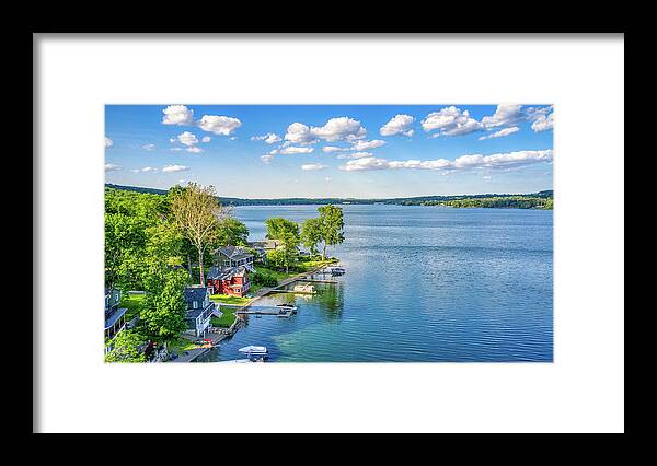 Finger Lakes Framed Print featuring the photograph Keuka Lake Summer 2019 by Anthony Giammarino