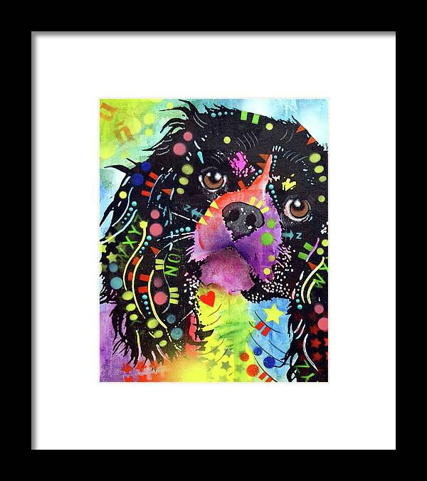 King Charles 2 Framed Print featuring the mixed media King Charles 2 by Dean Russo