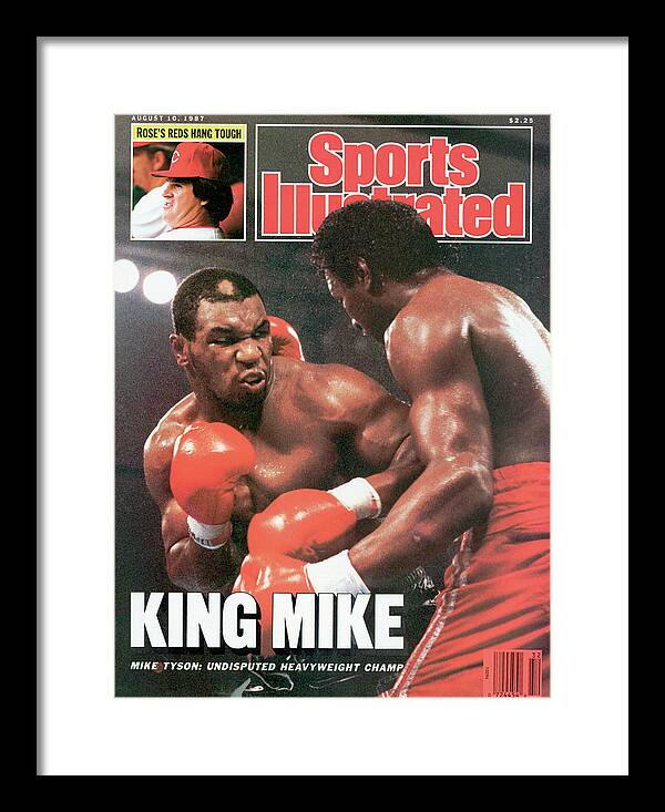 Magazine Cover Framed Print featuring the photograph King Mike Mike Tyson, Undisputed Heavyweight Champ Sports Illustrated Cover by Sports Illustrated