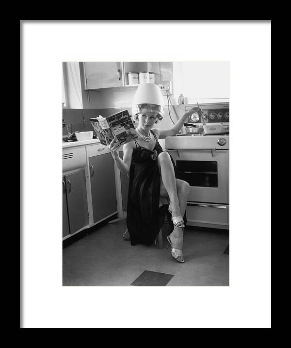 People Framed Print featuring the photograph Kitchen Salon by Keystone Features