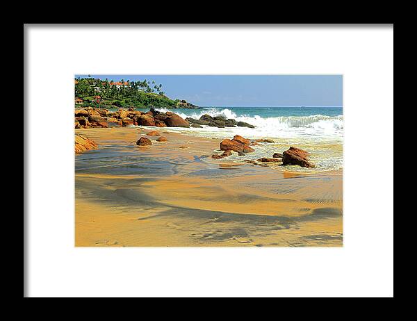 Tranquility Framed Print featuring the photograph Kovalam Beach, Kerala by Rbb