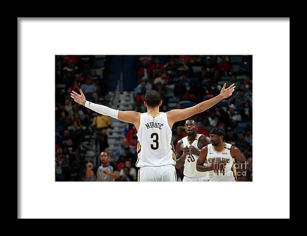 Smoothie King Center Framed Print featuring the photograph La Clippers V New Orleans Pelicans by Layne Murdoch Jr.