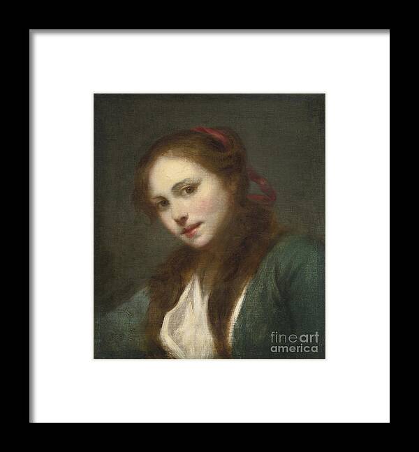 Oil Painting Framed Print featuring the drawing La Polonaise A Polish Beauty. Artist by Heritage Images