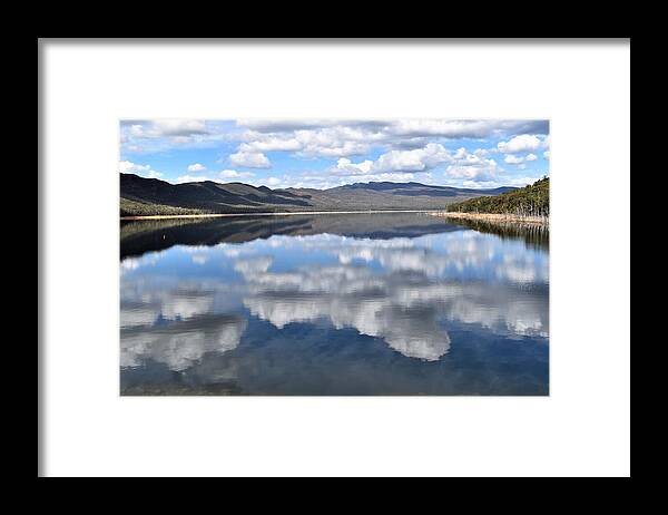Lake Bellfield Framed Print featuring the photograph Lake Bellfield Victoria by Yolanda Caporn