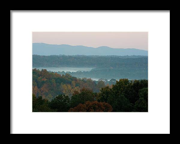 Atlanta Framed Print featuring the photograph Lake Lanier In Autumn by Sebatl