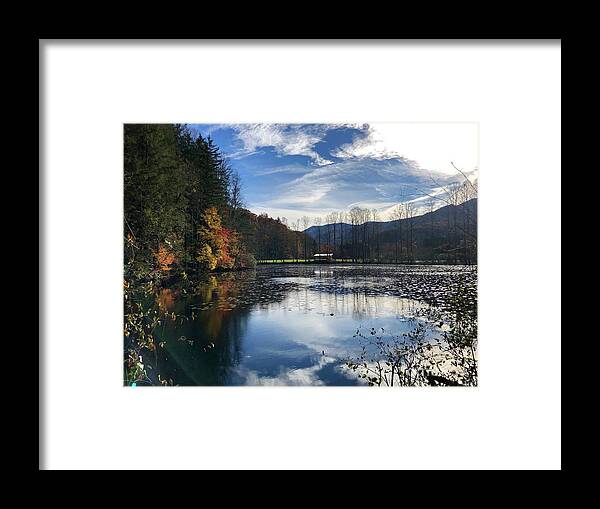 Lake Logan Framed Print featuring the photograph Lake Logan by Flavia Westerwelle