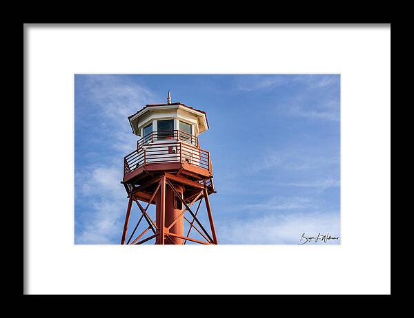 Lighthouse Framed Print featuring the photograph Lake Sumter Landing Lighthouse by Bryan Williams