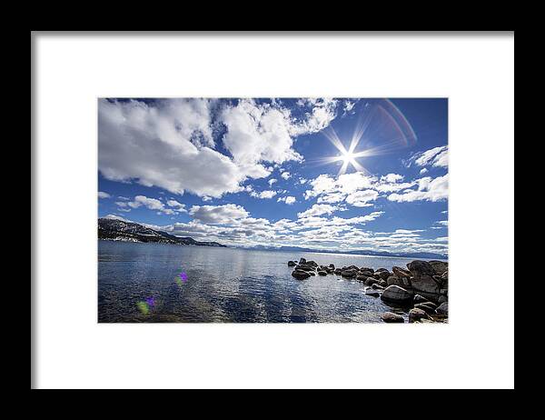Lake Tahoe Water Framed Print featuring the photograph Lake Tahoe 3 by Rocco Silvestri