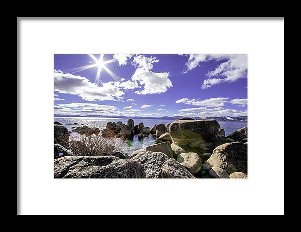 Lake Tahoe Water Framed Print featuring the photograph Lake Tahoe 4 by Rocco Silvestri