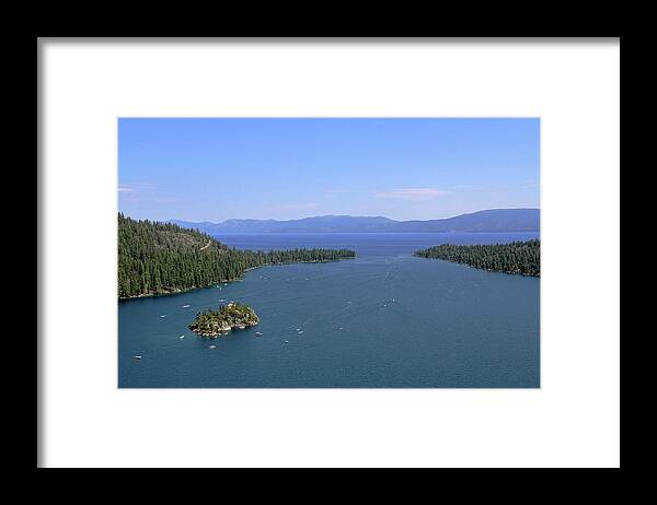 Lake Tahoe Framed Print featuring the photograph Lake Tahoe - Emerald Bay by Richard Krebs