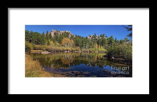 Red Feather Framed Print featuring the photograph Lakes Of Red Feather Panoramic View by James BO Insogna