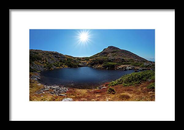 Appalachian Framed Print featuring the photograph Lakes of the Clouds on the Appalachian Trail 16x9 by William Dickman