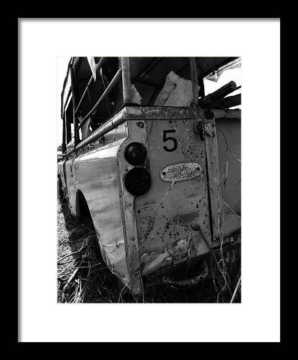 Land Rover Framed Print featuring the photograph Land Rover Series 3 LWB 109 by Georgia Clare