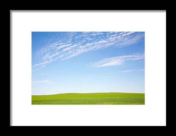 Scenics Framed Print featuring the photograph Landscape On Prairie by Jameslee999