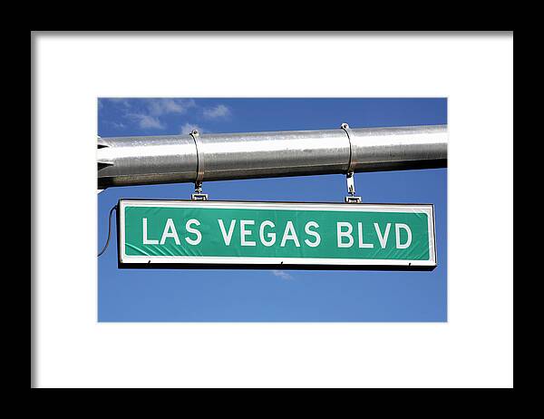 Las Vegas Boulevard Street Sign - The by Hisham Ibrahim