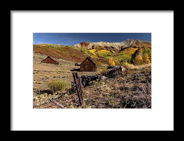 Colorado Framed Print featuring the photograph Last Dollar Ranch by Norma Brandsberg
