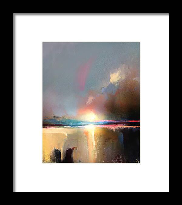 Lifestyle Framed Print featuring the painting Last Embrace II by Joe Gilronan