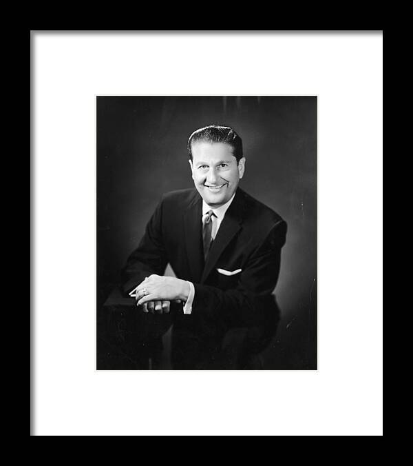 People Framed Print featuring the photograph Lawrence Welk by Hulton Archive