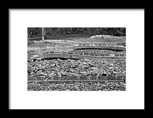 Rock Framed Print featuring the photograph Layered Mini Golf A by Robert Meyers-Lussier