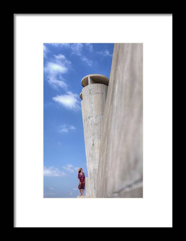 Marseille Framed Print featuring the photograph Le Corbusier by Karim SAARI