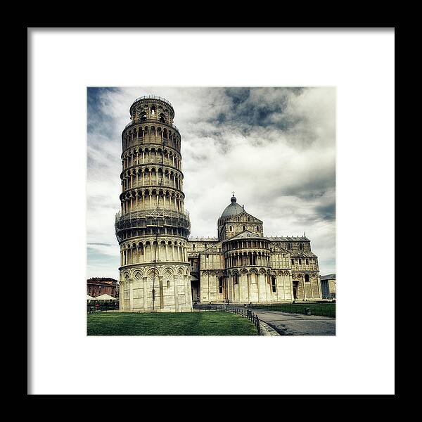 Scenics Framed Print featuring the photograph Leaning Tower Of Pisa by Massimo Merlini