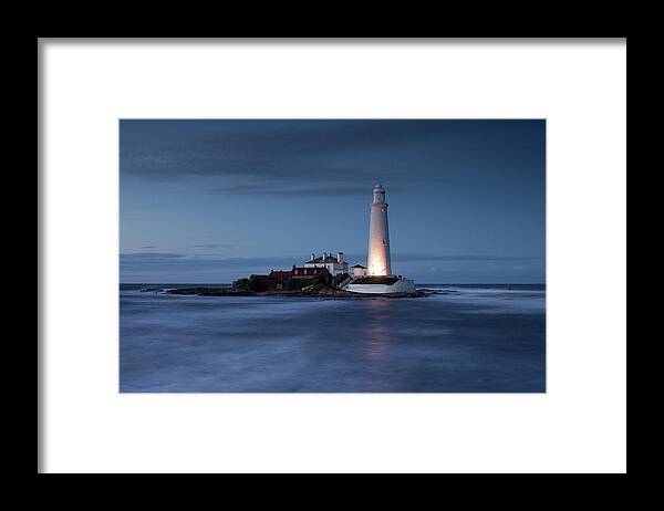 Lighthouse Framed Print featuring the photograph Leave a light on for me by Anita Nicholson