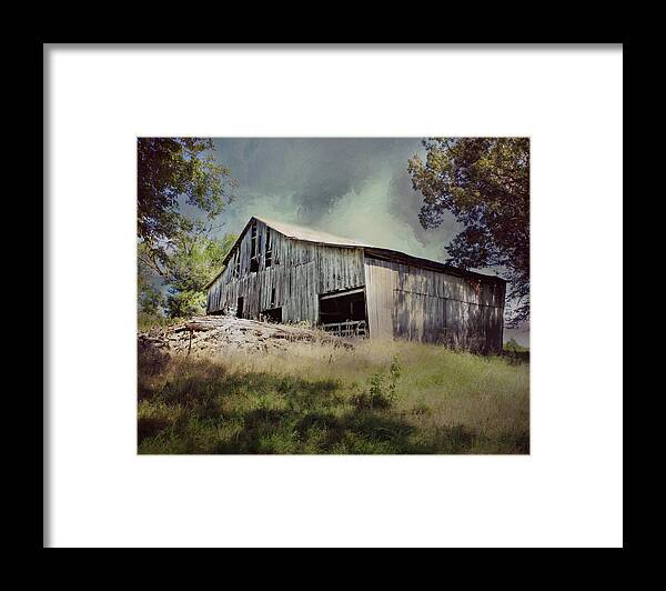 Barn Framed Print featuring the photograph Left Behind by Julie Hamilton