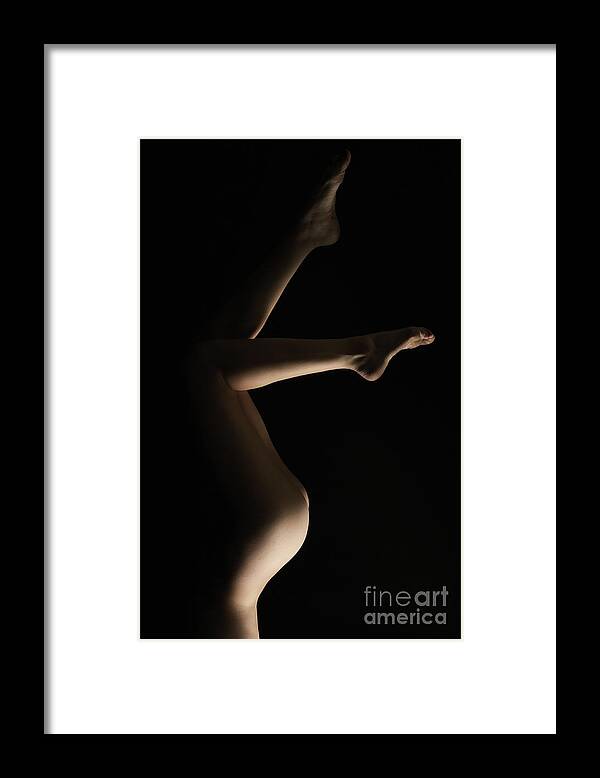 Girl Framed Print featuring the photograph Legs All Day by Robert WK Clark