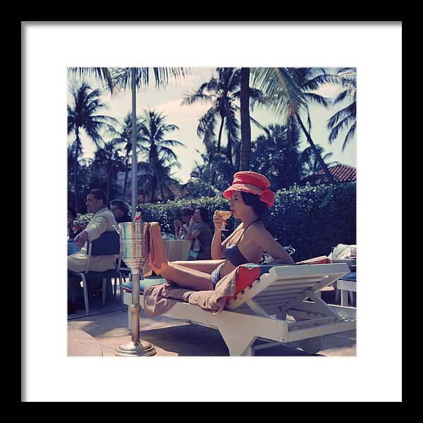 People Framed Print featuring the photograph Leisure And Fashion by Slim Aarons