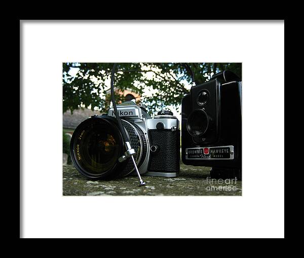 Film Framed Print featuring the photograph Lest We Forget - No.2 by Steve Ember