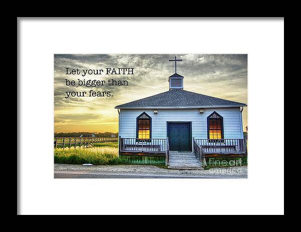 Pawleys Island Framed Print featuring the photograph Let Your Faith Be by Nando Lardi