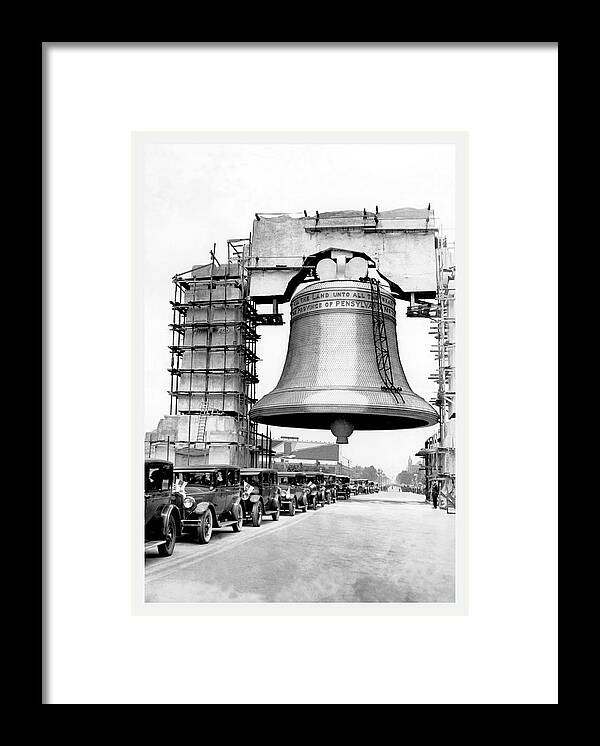 Parade Framed Print featuring the painting Liberty Bell Arch, Philadelphia, PA #1 by Unknown