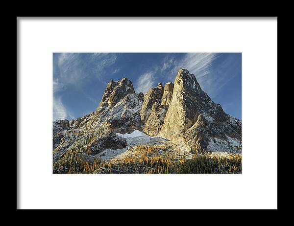 Washington Framed Print featuring the photograph Liberty Bell Mountain II by Alan Majchrowicz