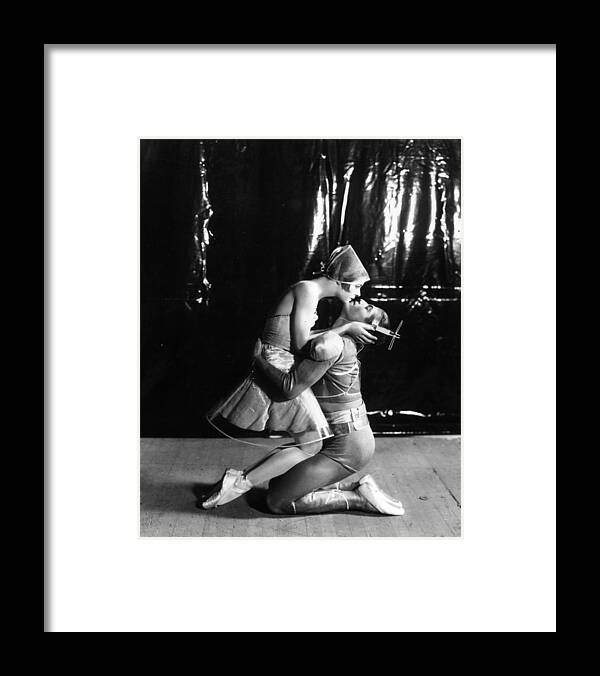 Ballet Dancer Framed Print featuring the photograph Lifar And Nikitina by Sasha