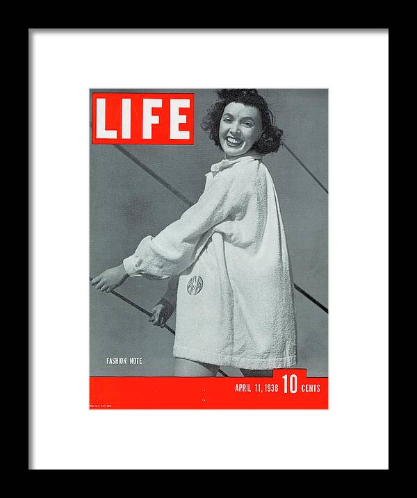 Luella Hurd Framed Print featuring the photograph LIFE Cover: April 11, 1938 by Alfred Eisenstaedt