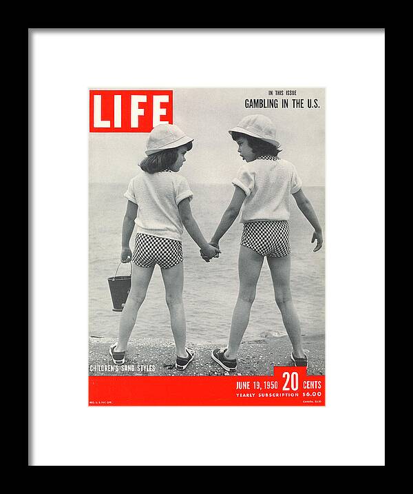 1950 Framed Print featuring the photograph LIFE Cover: June 19, 1950 by Nina Leen