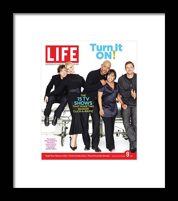 Grey's Anatomy Framed Print featuring the photograph LIFE Cover September 9, 2005 by Art Streiber