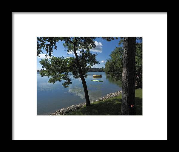 Landscape Framed Print featuring the photograph Life on the Lake by Richard Thomas